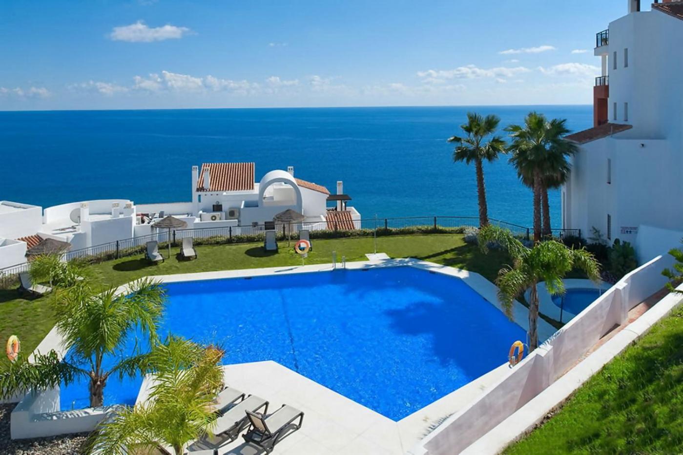 Apartamento Con Impresionantes Vistas Al Mar Torrox Exterior foto